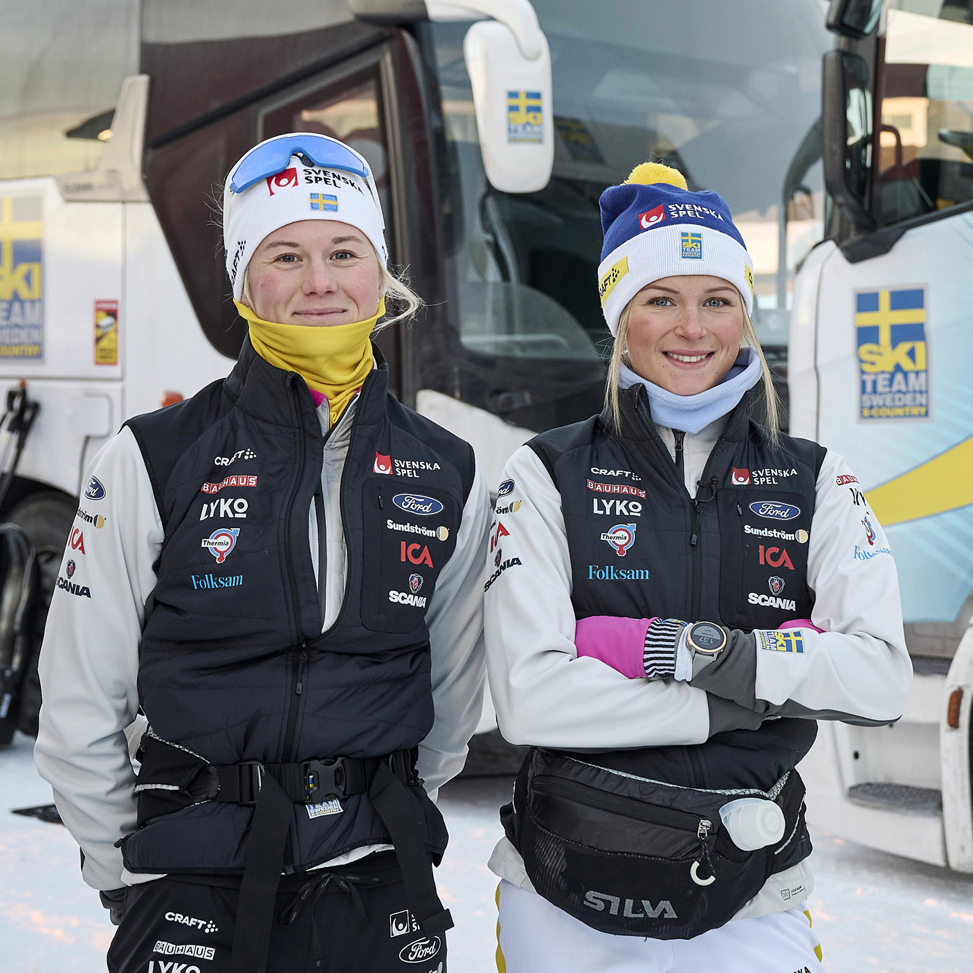 Scaniabuss, längdskidlandslaget