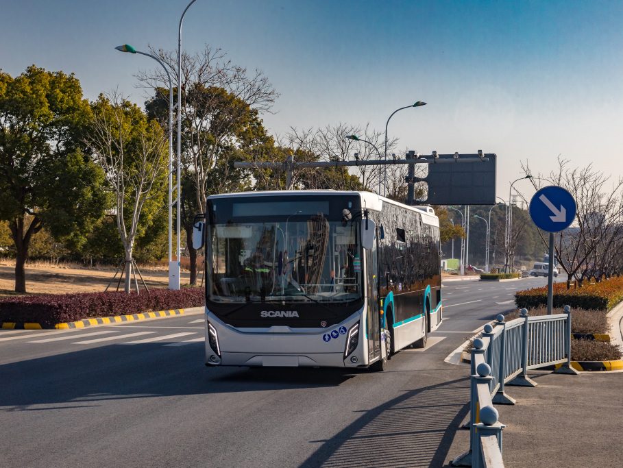 Scania Fencer f1, CNG/CBG 2-axle, low entry in China