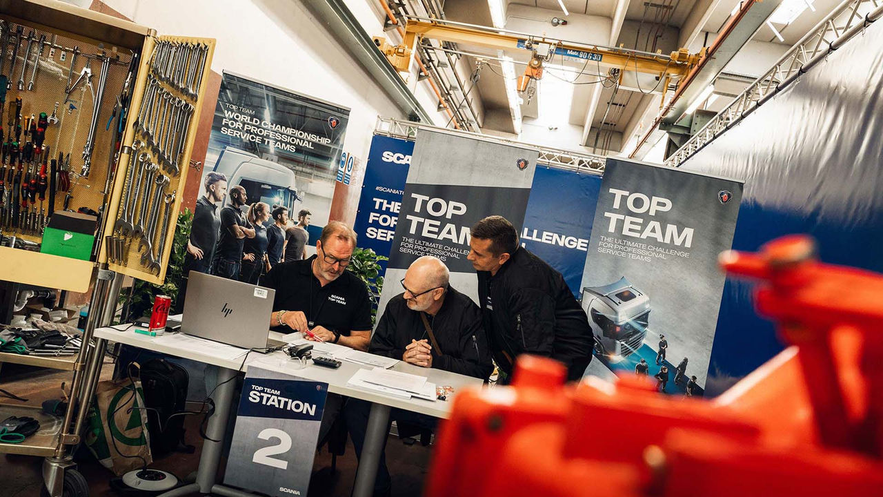 la finale Scania Top Team