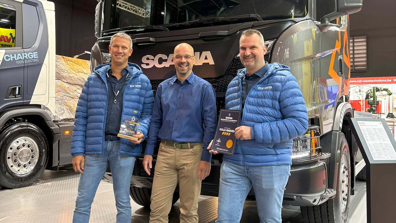 MyScania Golden Award de Ceuster