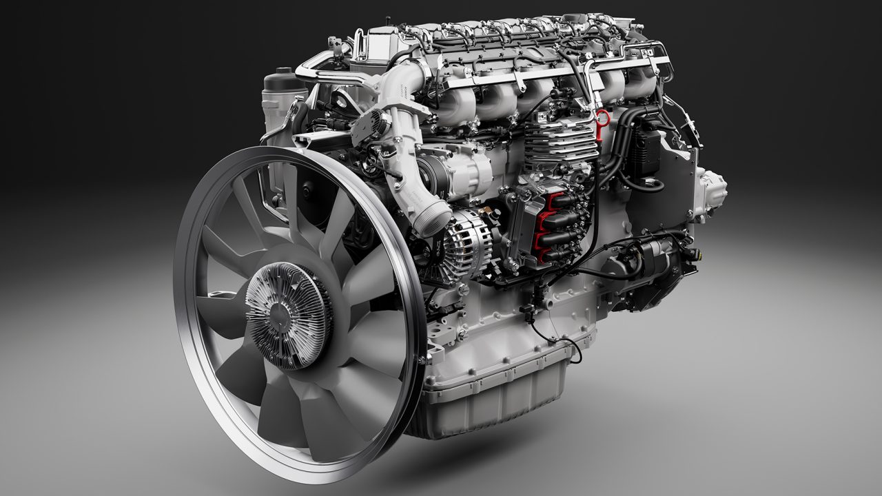 Camión de biogás biometano con motor de 13 litros