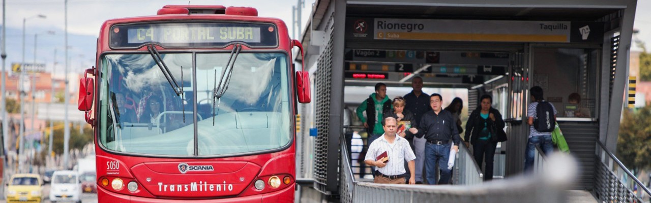 Bus og passagerer