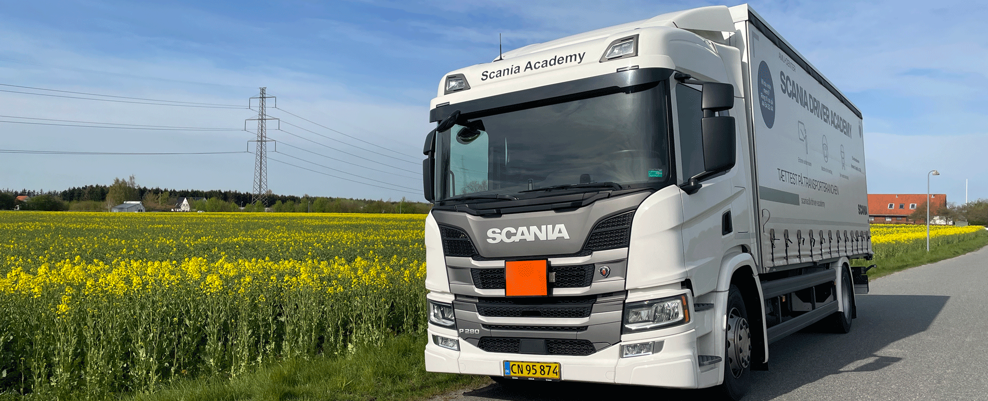 Brandslukker på chassis