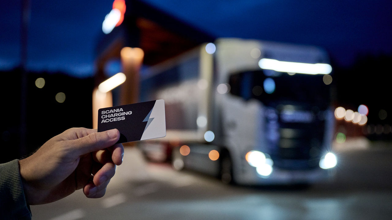 Ellastbil från Scania