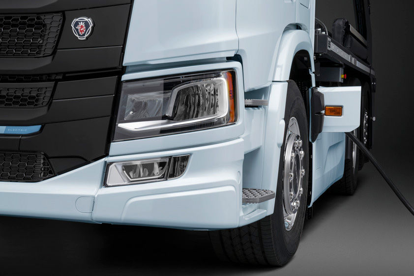 Scanias laddkabel för ellastbilar