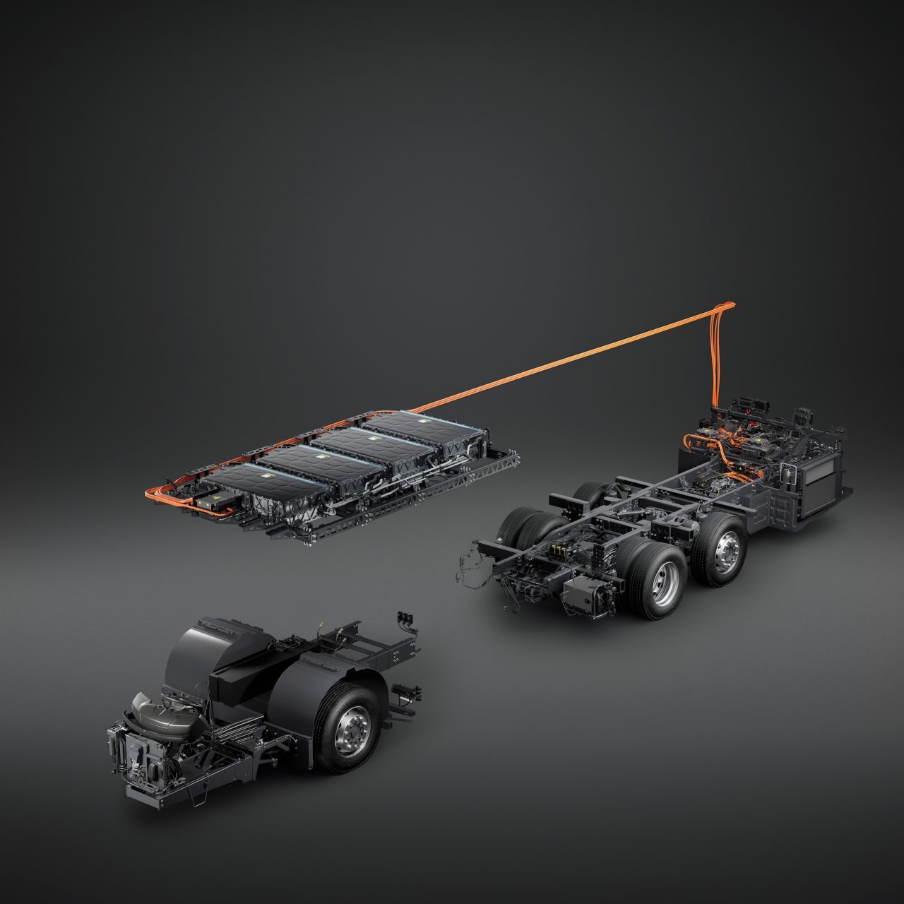 three-axle low-entry model to electric bus range