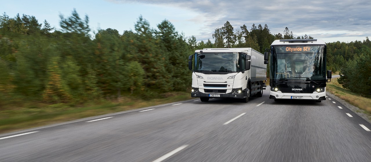 Scanias vision inom elektrifiering