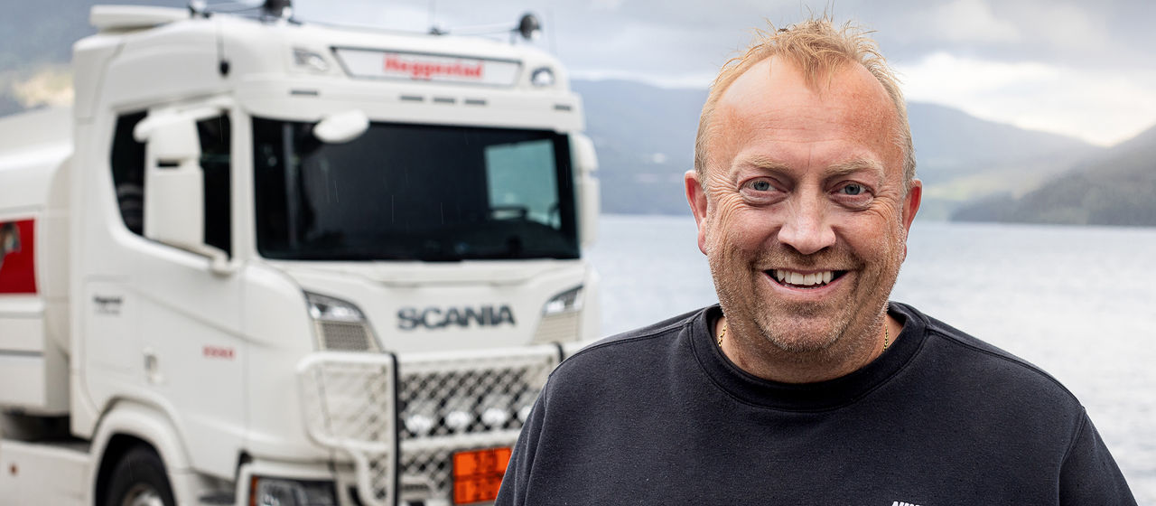 Scania chaufför i Norge