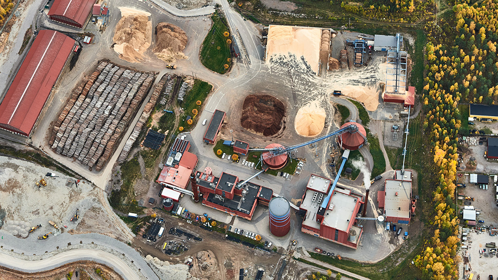 Industrimotorer för stationär drift