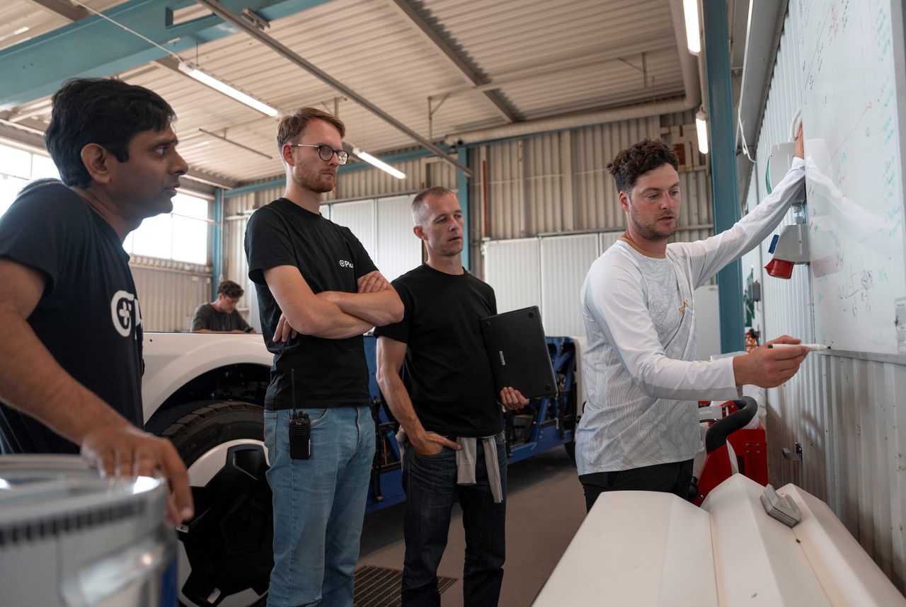 Scania team with Matt Jones