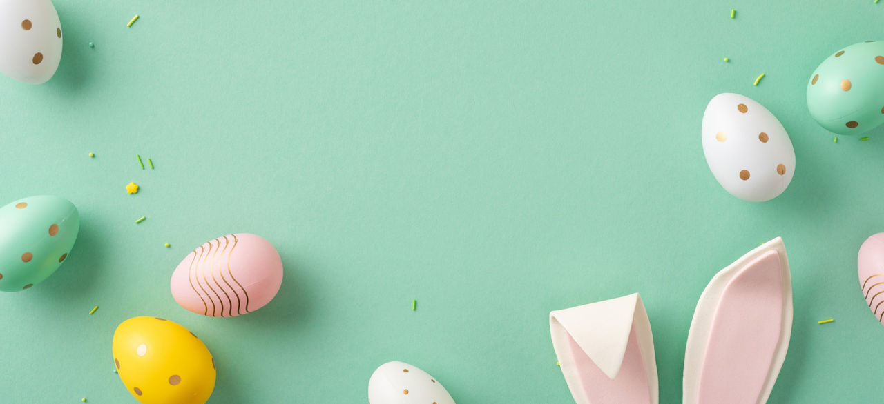 Daffodils and Easter Eggs