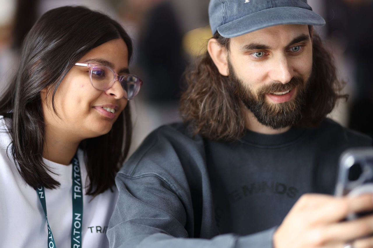 Scania Students interact with the application