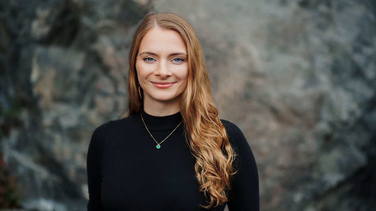 A portrait of Sarah Holford, Head of Mergers and Acquisitions (M&A) at Ventures and New Business at Scania