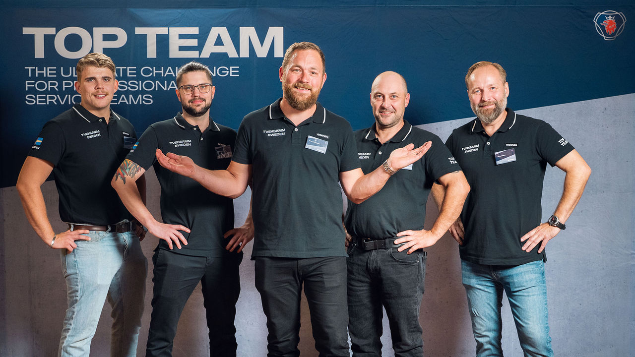 Sweden's competing team "Team Tveksamm" in Top Team 2025–2026.