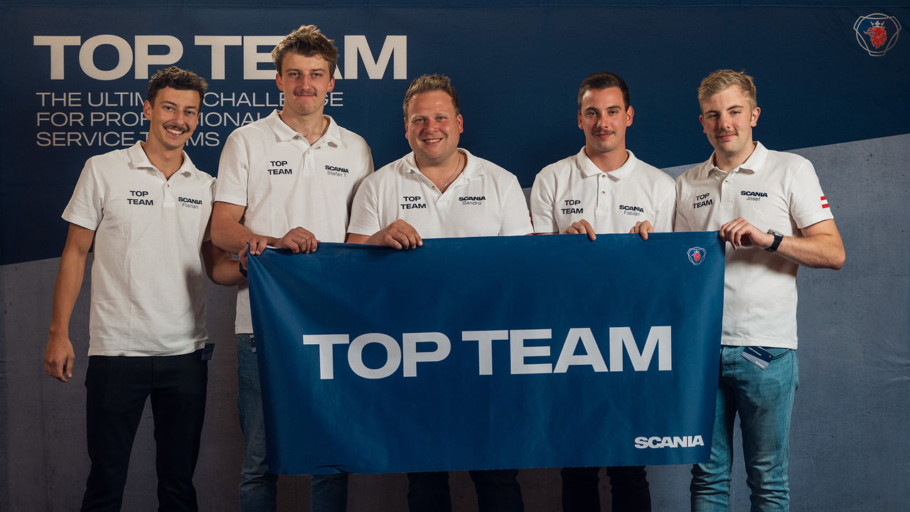 Austria's competing team "Team Scania Kirchbichl" in Top Team 2025–2026.
