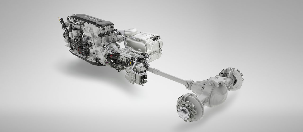 Scania's 13-litre Super powertrain for buses and coaches.